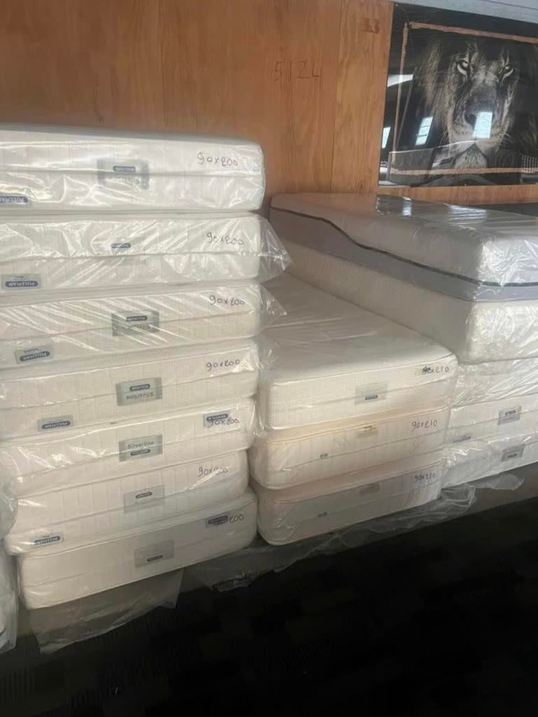 2x nieuwe silverline premier 90x200 matras, Ophalen, Zo goed als nieuw, 75 m² of meer, Laminaat