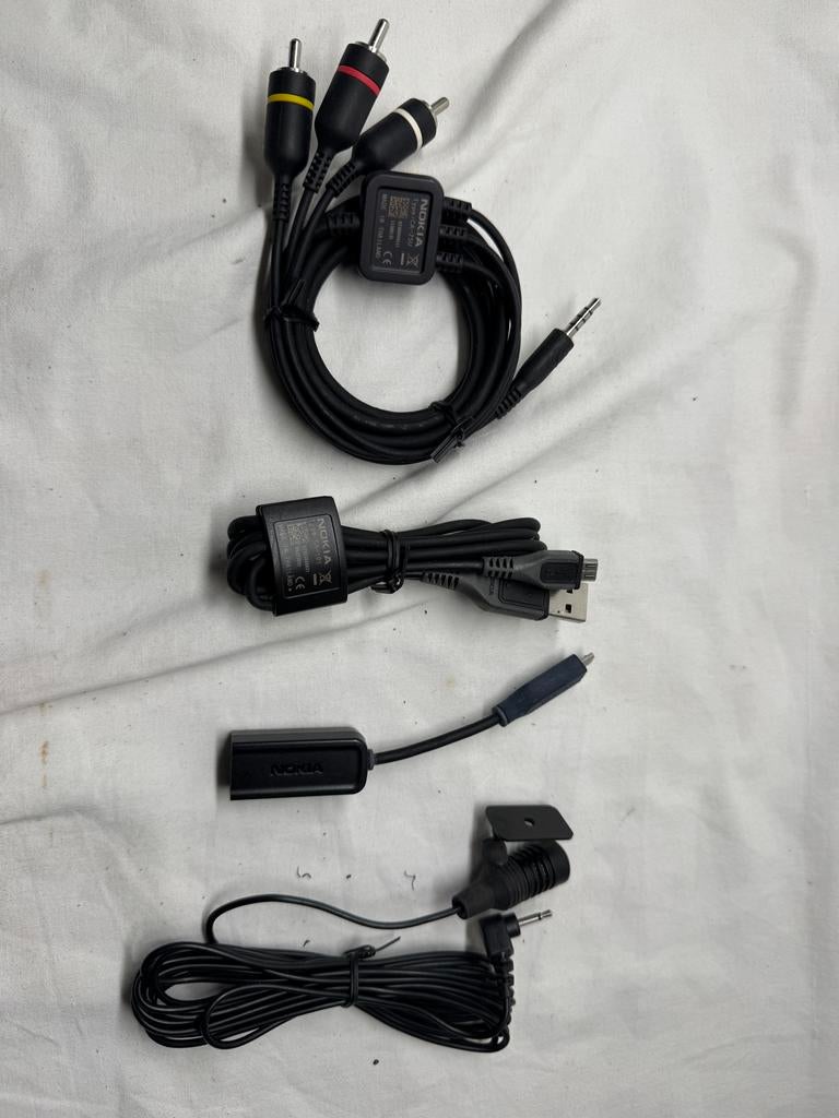 Diverse Nokia snoertjes en kabels (CA-75U, CA-101), Ophalen, Gebruikt, Snoer of kabel, Nokia