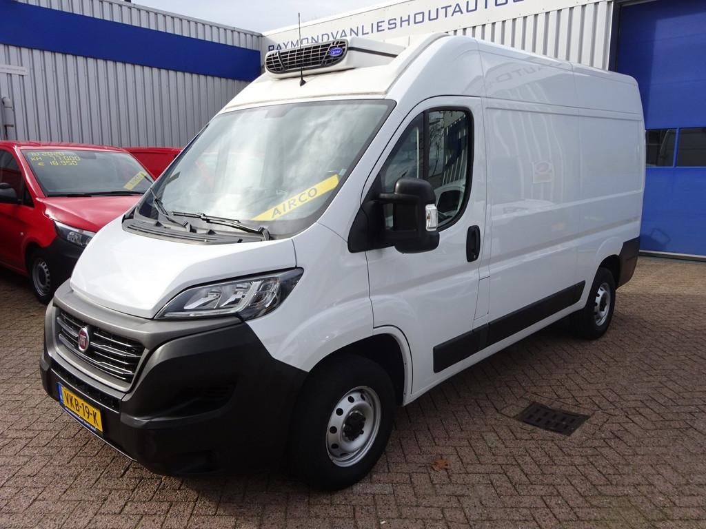 Fiat Ducato 35 2.3 MultiJet L2H2 KOELWAGEN KOELBUS, Voorwielaandrijving, Stof, Gebruikt, Wit