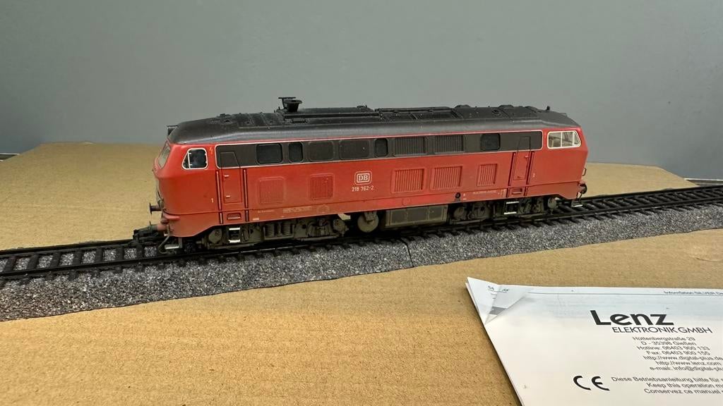 12 fleischmann 4237 br 218 digital code 62 lenz HO, Hobby en Vrije tijd, Modeltreinen | H0, Gebruikt, Fleischmann, Ophalen of Verzenden
