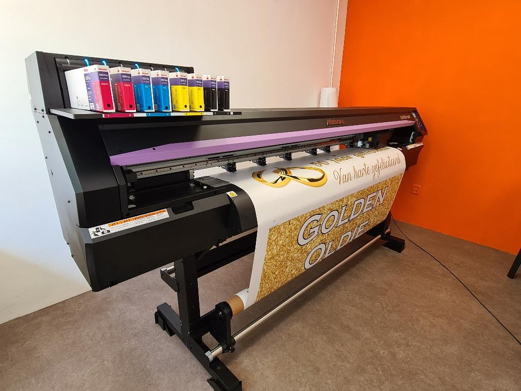 Mimaki CJV150-160 Print & Cut printer 160 cm breed Te koop, Ophalen, Gebruikt, Printer, Mimaki