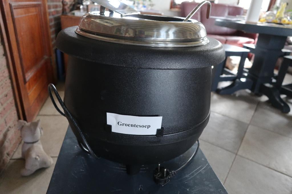 Soepketel TGF 10 ltr, Ophalen, Overige typen, Zo goed als nieuw, Zwart