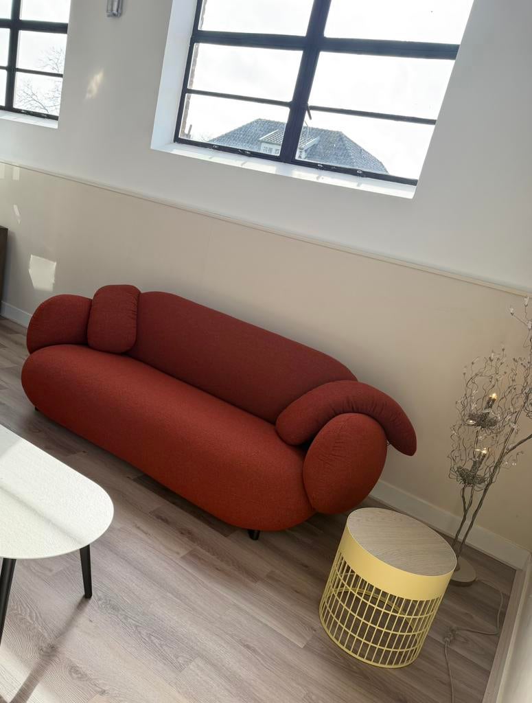 Leolux Pulla 3 zits bank NIEUW, Ophalen, Nieuw, Stof