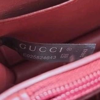 Gucci bruinleren handtas orginele met serienummer, Ophalen of Verzenden