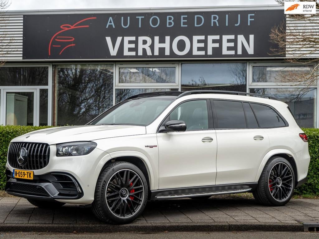 Mercedes-Benz GLS AMG 63 4MATIC+ Premium Plus - INCL BTW - M, Auto's, Gebruikt, 7 stoelen, Wit, USB