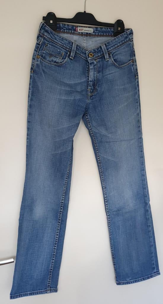 Levi's 627 Straight Fit spijkerbroek, Blauw, Ophalen of Verzenden, Zo goed als nieuw, W28 - W29 (confectie 36)