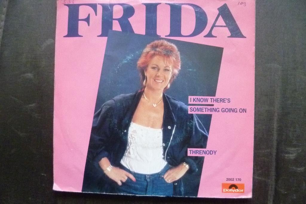 frida ( abba ) - i know there's something going on, Cd's en Dvd's, Vinyl Singles, Overige genres, 7 inch, Single, Ophalen of Verzenden