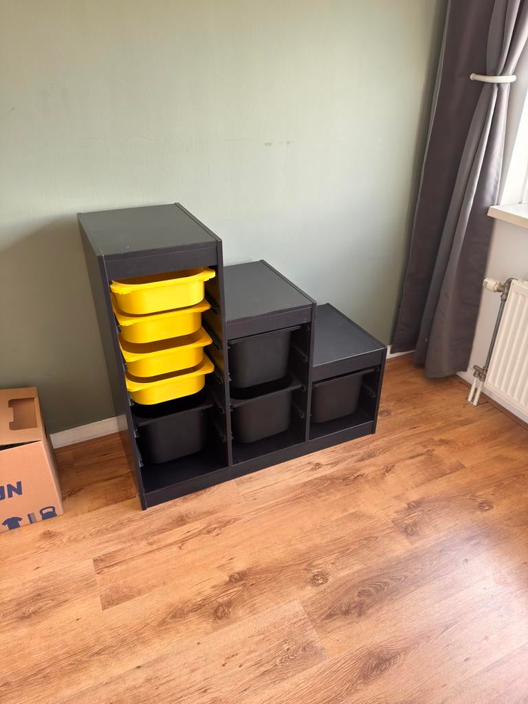 Ikea Trofast kast met opbergbakken, Ophalen of Verzenden, Zo goed als nieuw, Kast