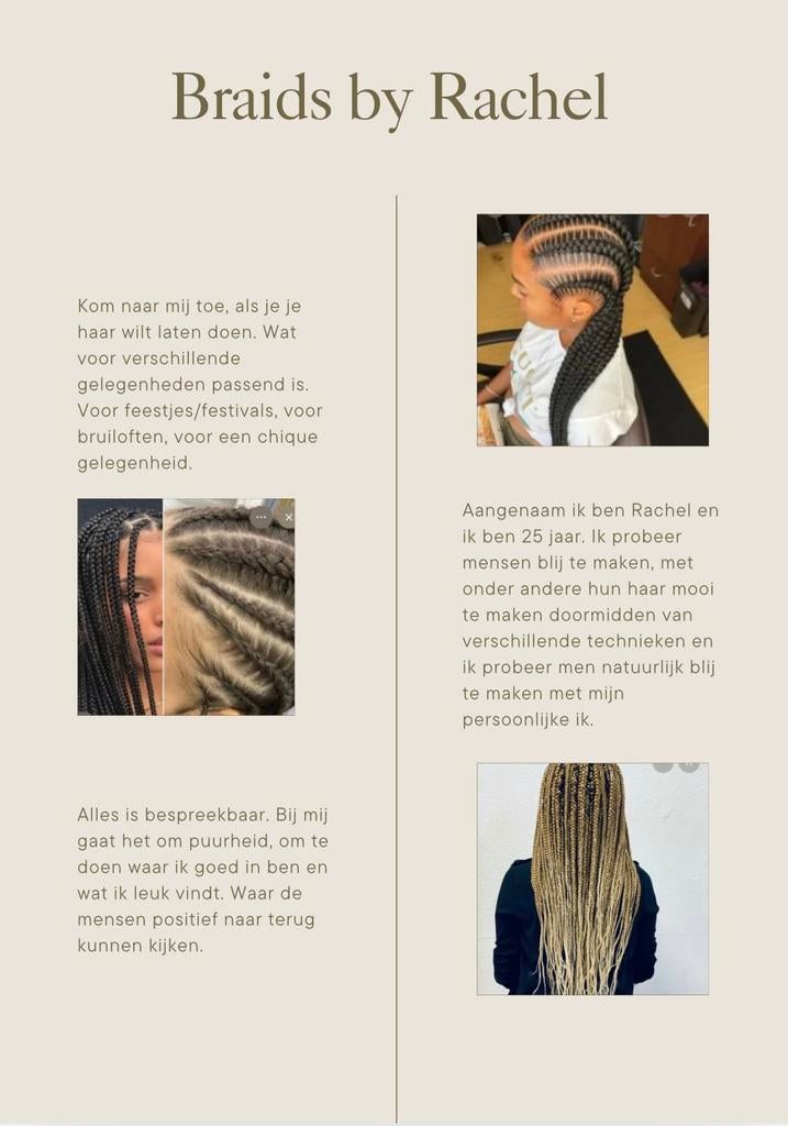 Haar vlechten met en zonder nephaar, Sieraden, Tassen en Uiterlijk, Uiterlijk | Haarverzorging, Ophalen of Verzenden, Nieuw, Overige typen