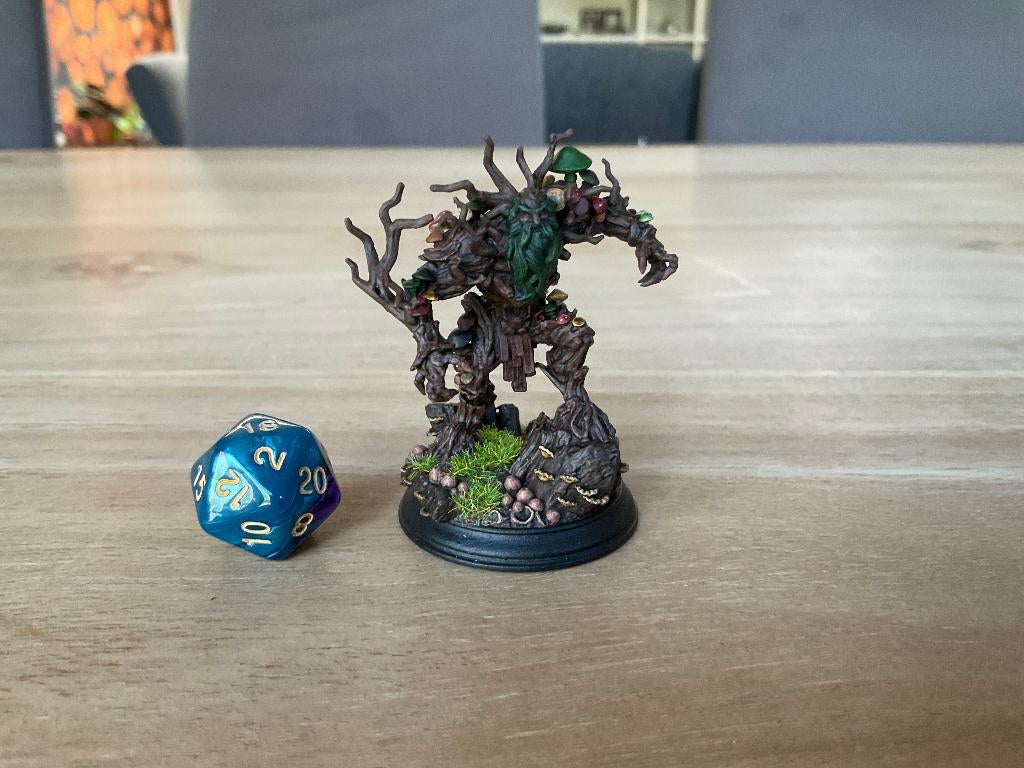 Handgeschilderde levende boom - Dungeons and dragons, Figuurtje(s), Ophalen of Verzenden, Geverfd, Nieuw