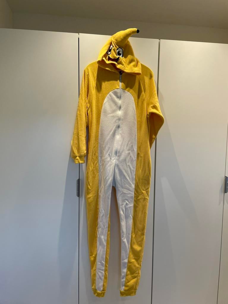 Bananen onesie, maat XS - S!, Ophalen of Verzenden, Gebruikt, Jongen of Meisje