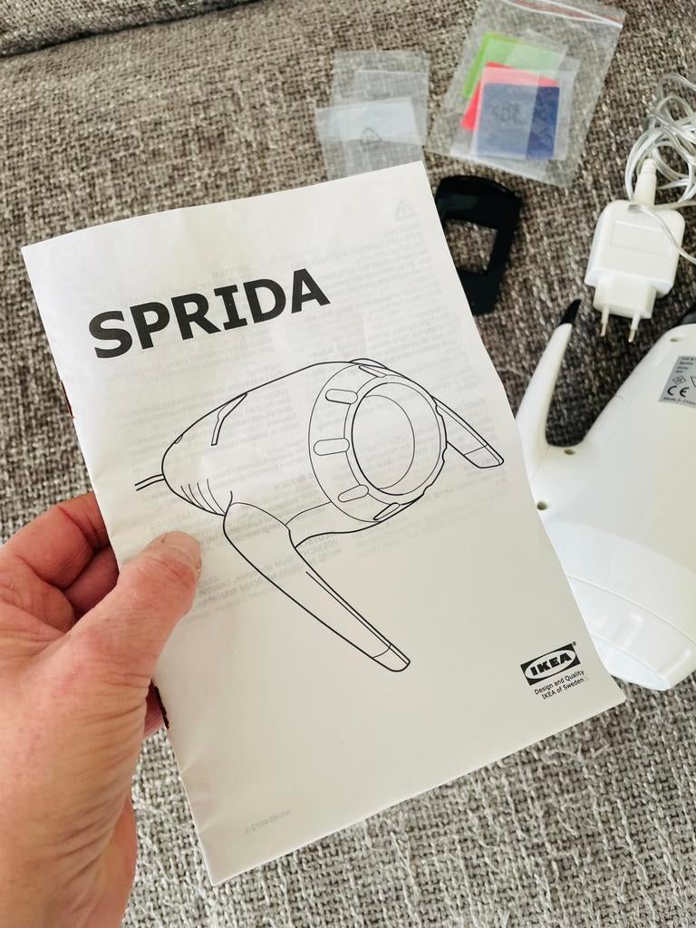 Vintage IKEA SPRIDA Projector Lamp Nieuw in Doos, Kunststof, Nieuw, Ophalen of Verzenden, Pop Art / Design / Zweden