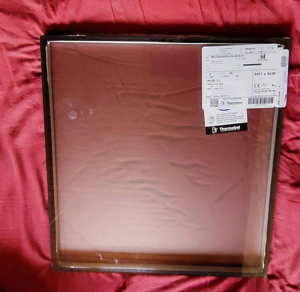 Badkamer raam., Ophalen, Nieuw, Dubbelglas