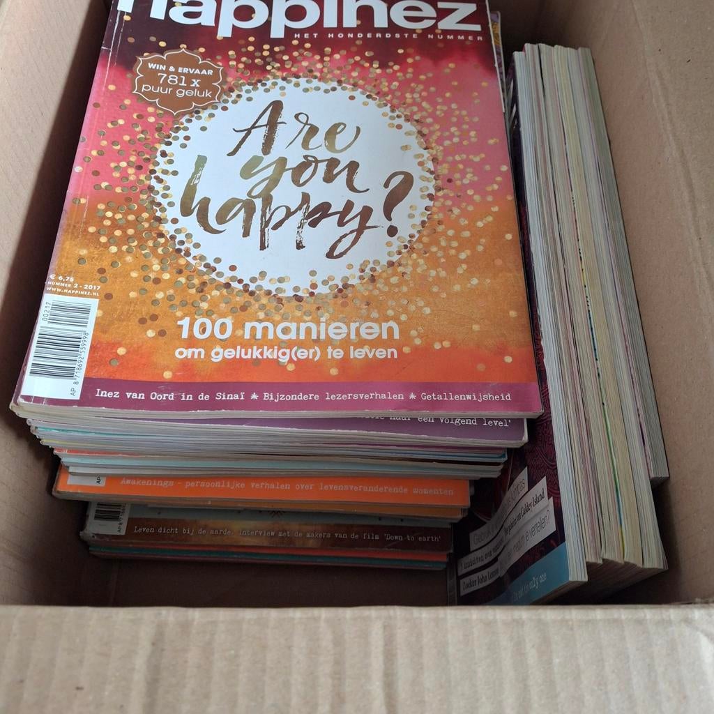 Happinez boeken 35/ 40 stuks, Ophalen