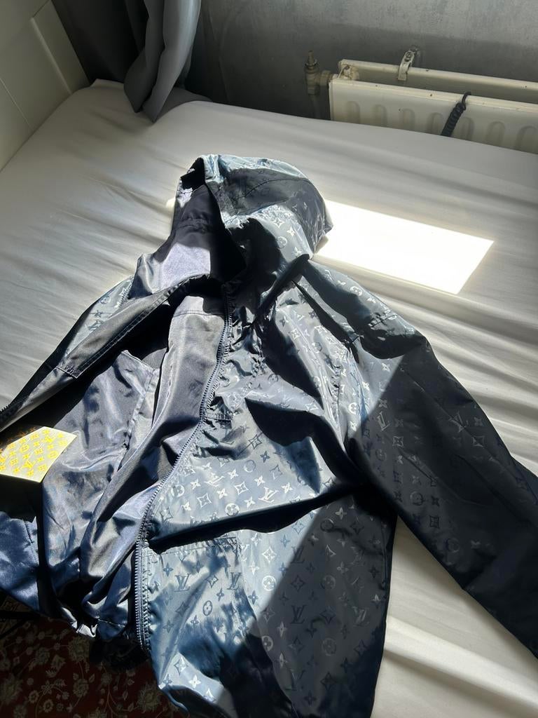 Windbreaker navy blue, Ophalen of Verzenden, Zo goed als nieuw, Maat 48/50 (M), Zwart