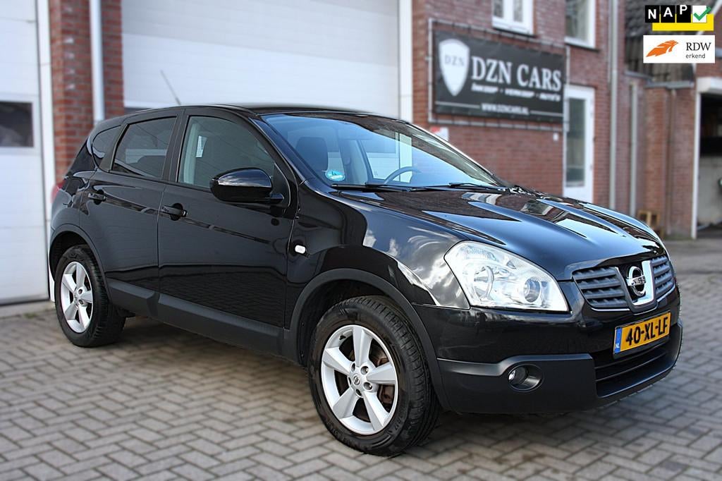 Nissan Qashqai 1.6 Acenta | NAP| Airco | Cruise control |Zwa, Voorwielaandrijving, 1272 kg, 15 km/l, Gebruikt