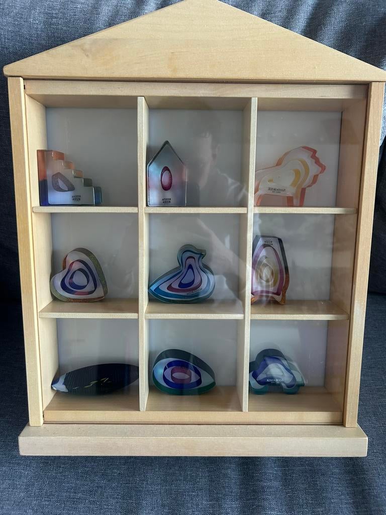 Complete set Kosta Boda (Glaskunstenaar Bertil Vallien), Antiek en Kunst, Antiek | Glas en Kristal, Ophalen of Verzenden