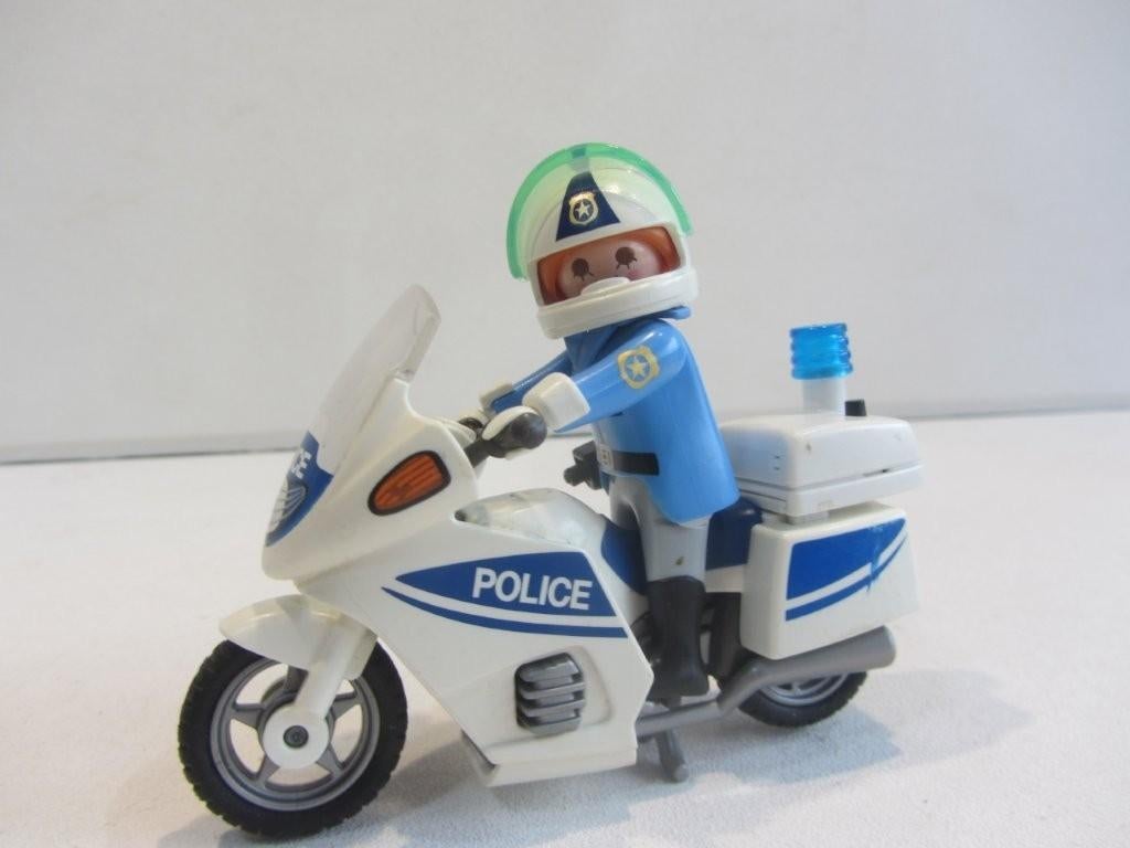 PLAYMOBIL Politiemotor met Zwaailicht - 5180, Ophalen of Verzenden, Gebruikt, Los playmobil