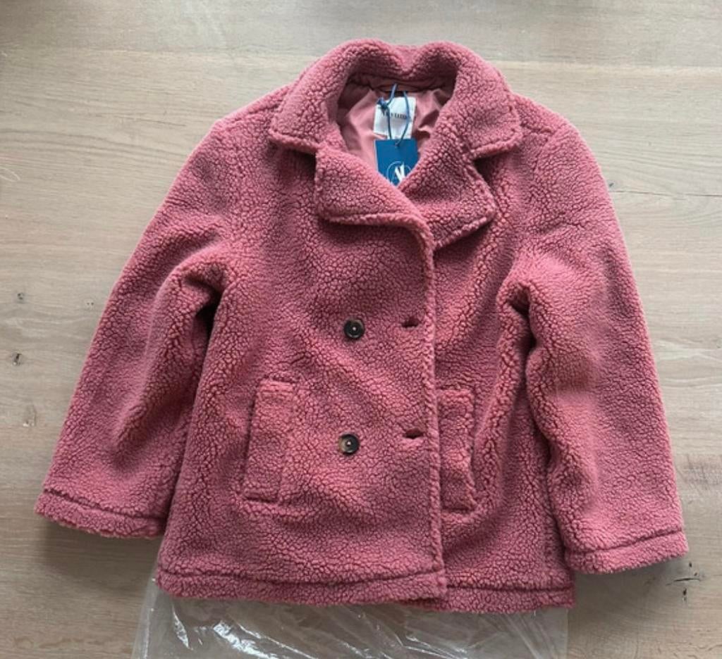 Nieuwe Anytime teddy jas oudroze, maat 158/164, Ophalen of Verzenden, Nieuw, Meisje, Jas