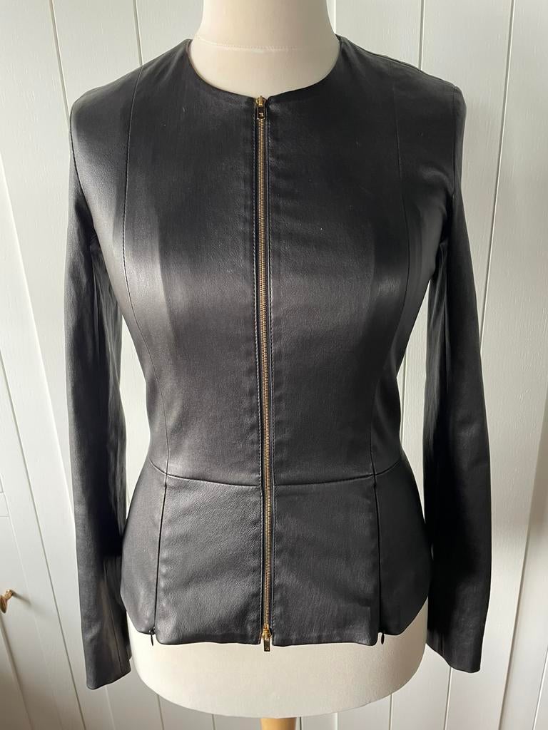 Leren jack THE ROW, Ophalen of Verzenden, Zo goed als nieuw, Zwart