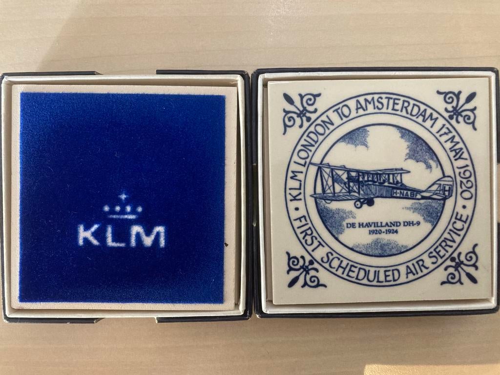 KLM First Scheduled Air Service London, Verzamelen, Luchtvaart en Vliegtuigspotten, Ophalen, Nieuw, Schaalmodel