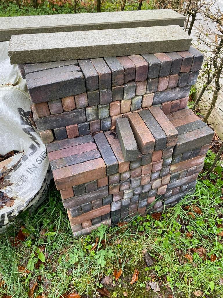 +- 12m2 betonklinker, Tuin en Terras, Ophalen of Verzenden, Zo goed als nieuw, Beton, Terrastegels