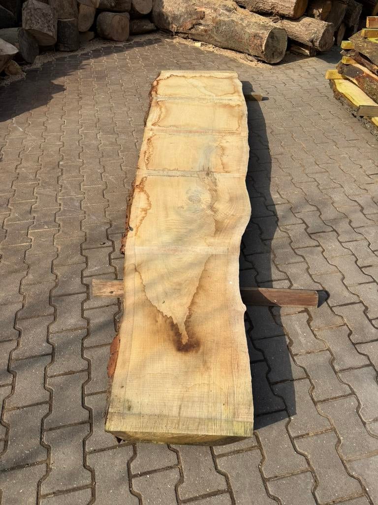 5 x grote eiken schaaldelen 330x40/80x8cm voor 400€ voor 5, Ophalen, Zo goed als nieuw, 250 cm of meer, Planken