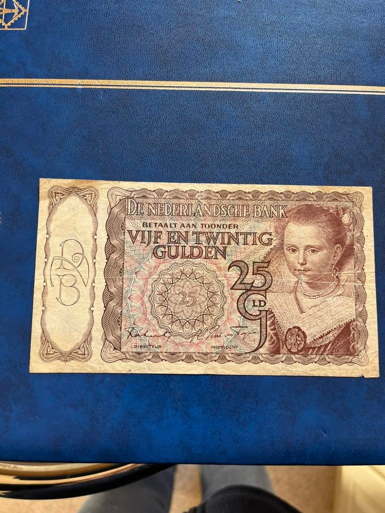 25 gulden biljet 1944 het prinsesje, Postzegels en Munten, Bankbiljetten | Nederland, Ophalen of Verzenden, 25 gulden, Los biljet