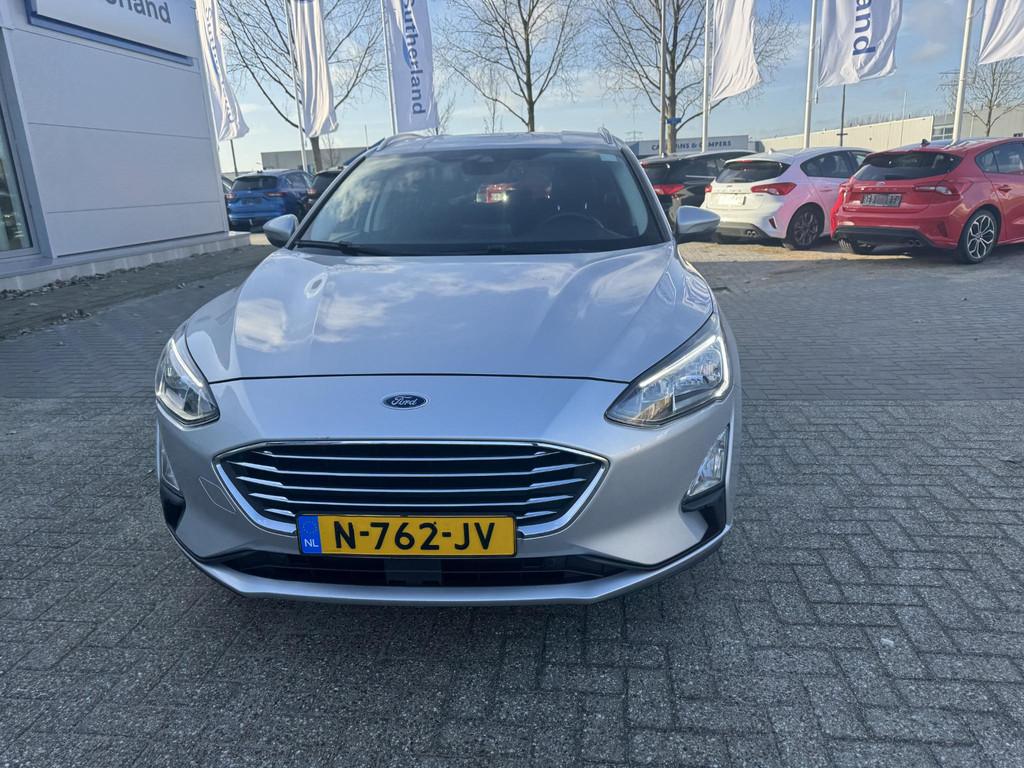 Ford Focus Wagon 1.0 EcoBoost Hybrid Titanium X Business 155, Stof, Gebruikt, Origineel Nederlands, 19 km/l
