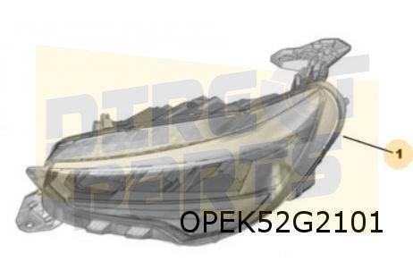 Opel Corsa F (11/23-) (P2JO) koplamp Links eco LED Origineel, -, -, Opel, Nieuw