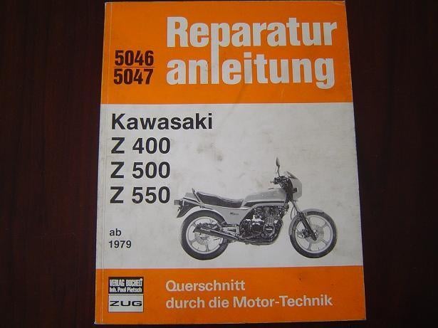 Kawasaki Z400 Z500 Z550 vanaf 1979 werkplaatsboek anleitung, Motoren, Handleidingen en Instructieboekjes, Ophalen of Verzenden