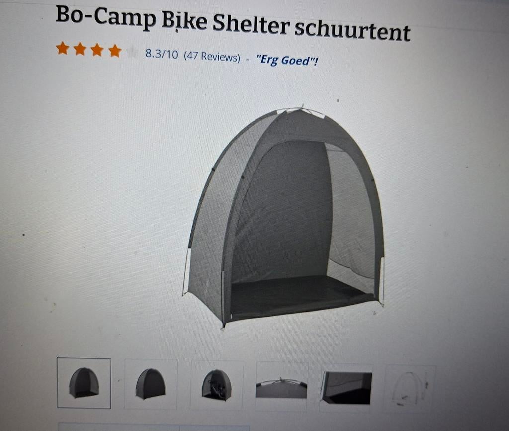 Shelter schuurtent, Ophalen, Zo goed als nieuw