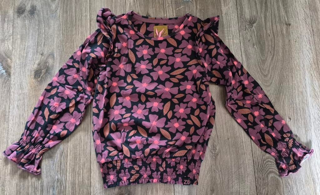 Leuke Z8 longsleeve! 128, Kinderen en Baby's, Meisje, Z8, Ophalen of Verzenden, Zo goed als nieuw