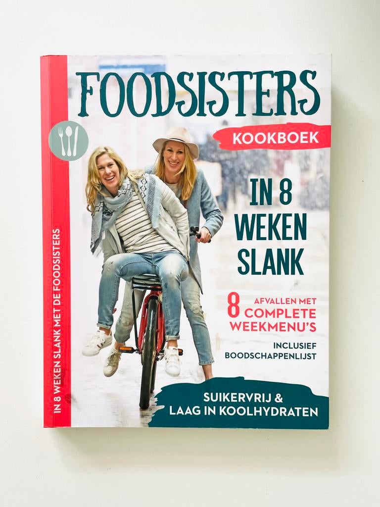 Foodsisters kookboek, afvallen weekmenu’s ISBN 2950012266810, Ophalen of Verzenden, Zo goed als nieuw