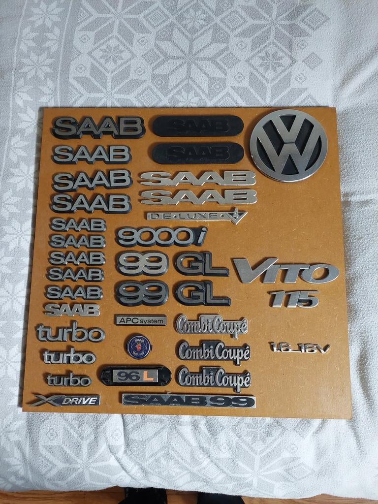Saab auto emblemen, Ophalen