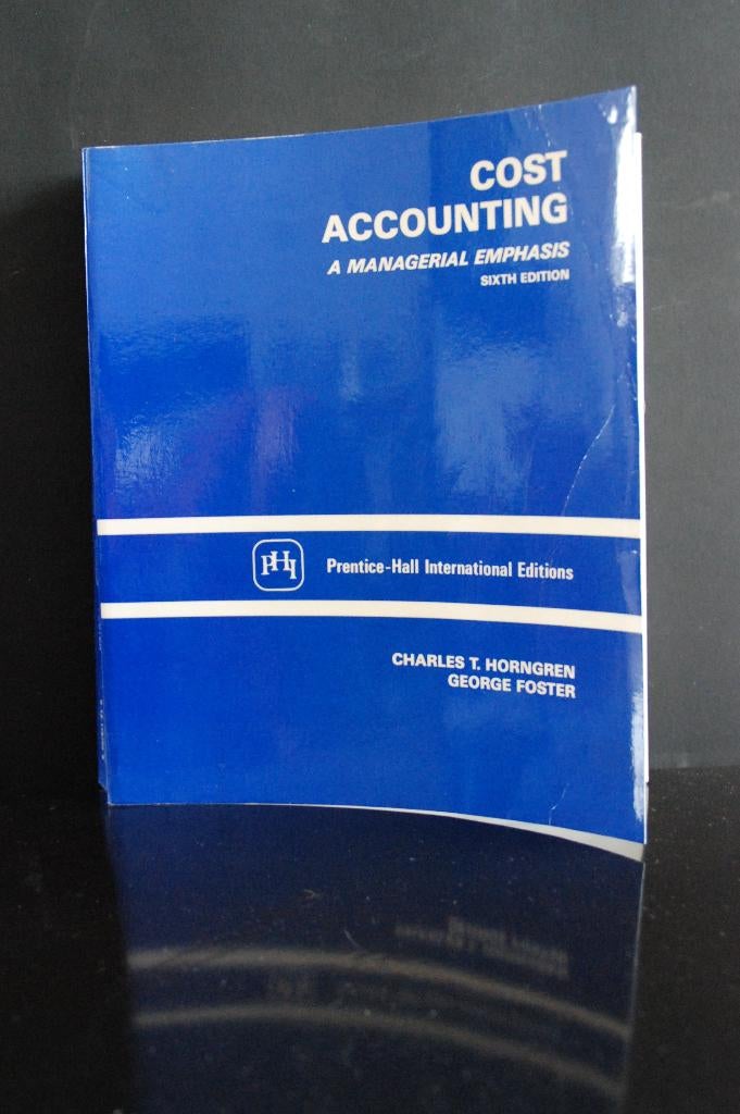 Cost Accounting - Horngren & Foster accountancy, Verzenden, Gelezen, Accountancy en Administratie