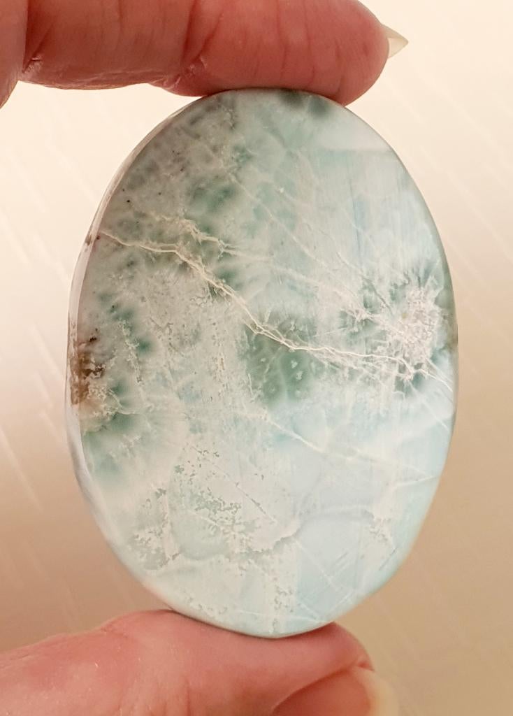 Hanger/handsteen Larimar Dolfijn/Atalantis steen! Liefdevol!, Verzenden