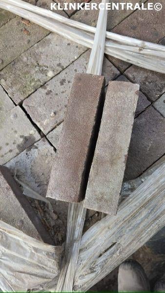 20m2 bruin mangaan gebakken klinkers waalformaat straatstene, Bij dit gebruikte product niet te achterhalen, Gebruikt, Verzenden