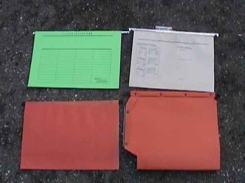 Gebruikte folio Hangmappen, Diversen, Ophalen, Gebruikt, -, --