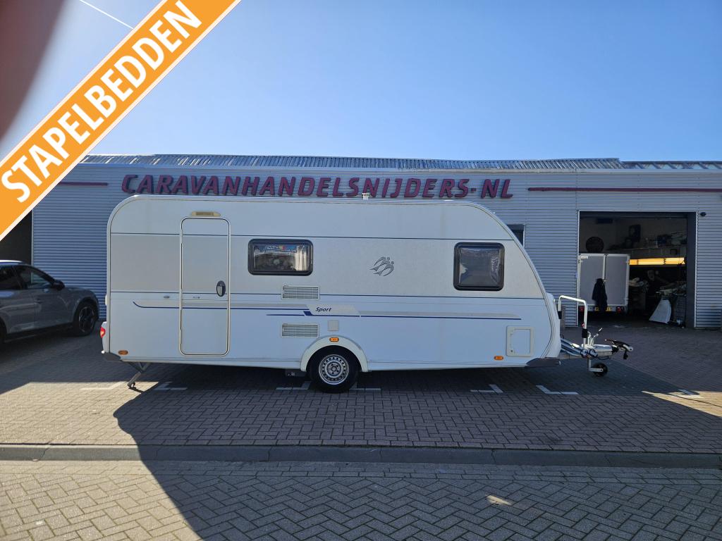 Knaus Sport 500 FSK Stapelbedden! mover! VT!, Bedrijf, Treinzit, Schokbreker, Overige typen