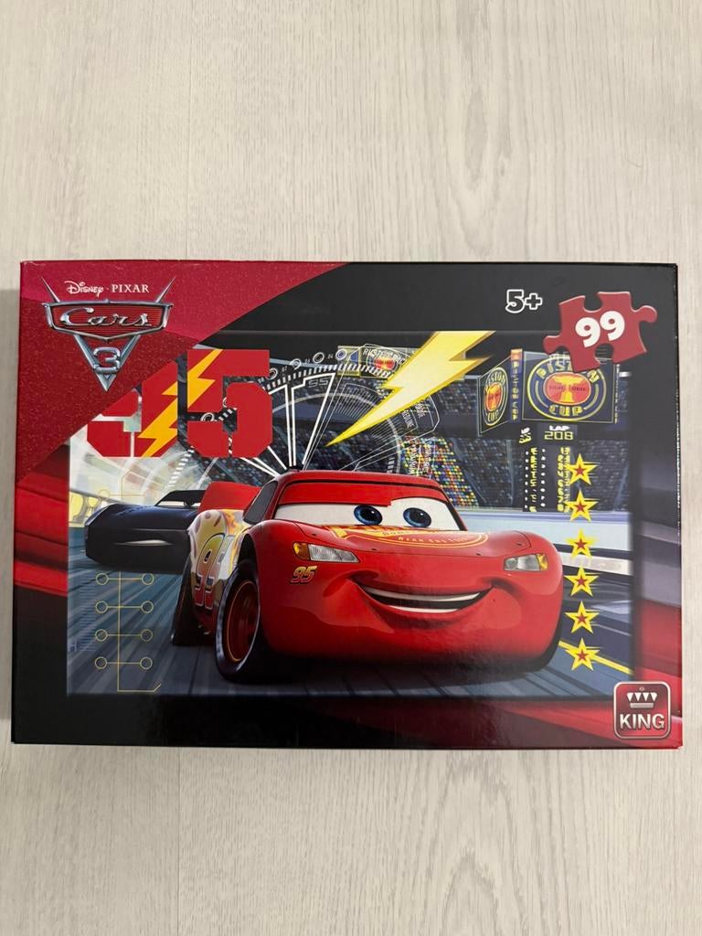 Cars Puzzel, Ophalen, Meer dan 50 stukjes, Nieuw, Van hout