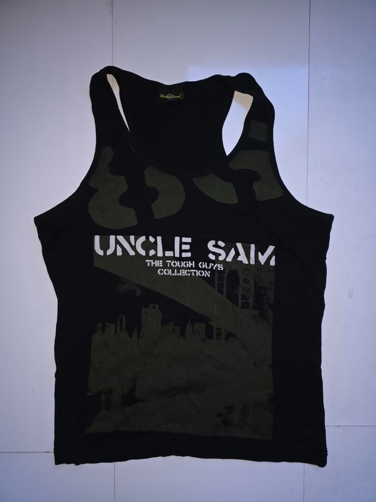 Uncle Sam the tough guys collection singlet tanktop, Ophalen of Verzenden, Zo goed als nieuw, Maat 52/54 (L), Zwart