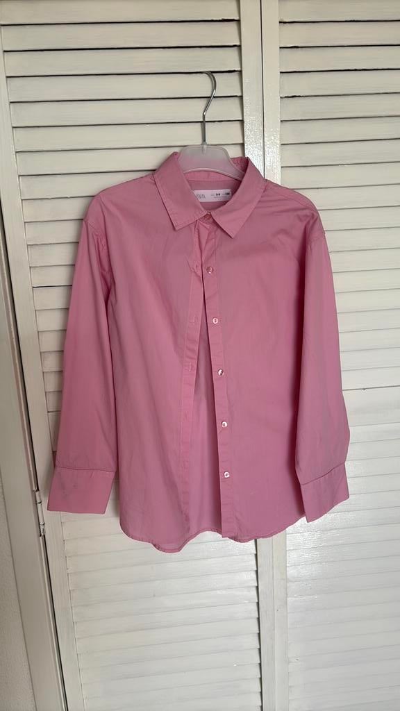 Zara roze blouse maat 128, Ophalen of Verzenden, Zo goed als nieuw, Meisje, Overhemd of Blouse