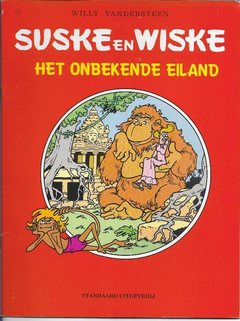 Suske en Wiske - Het onbekende eiland (AH), Eén stripboek, Verzenden, Gelezen