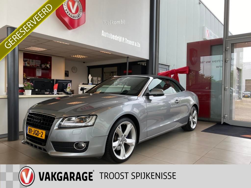 Audi A5 Cabriolet 3.2 FSI Pro LineNL Auto,S LinepakketAutoma, Euro 5, Gebruikt, Zwart, Cabriolet