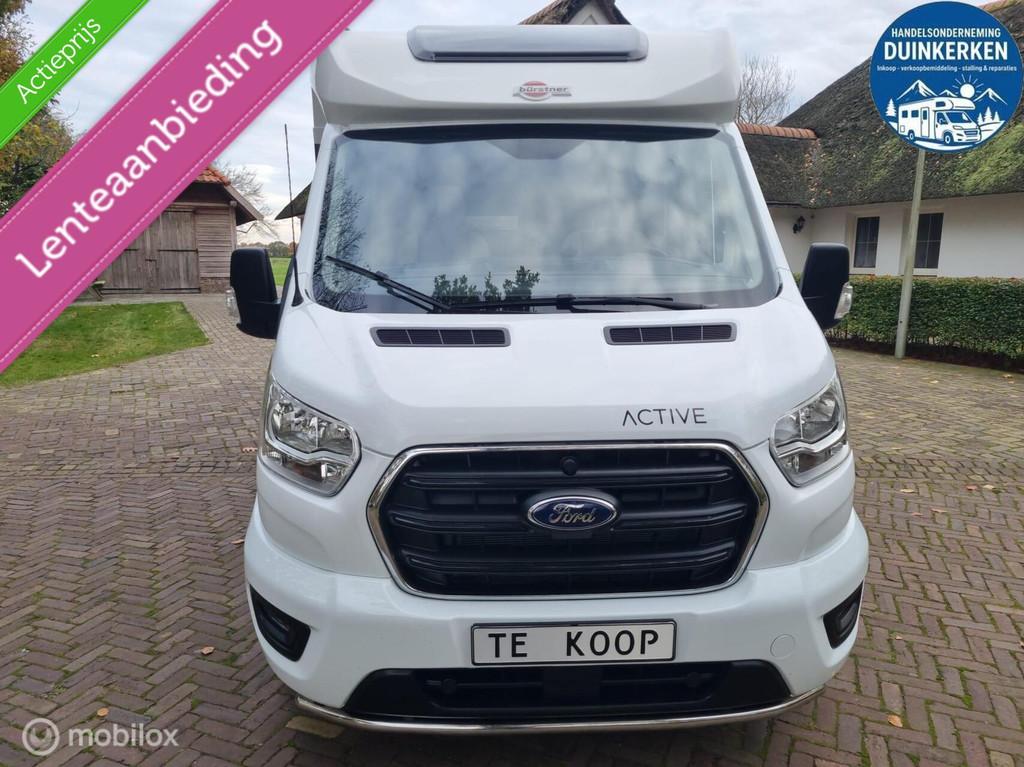 Ford Burnster T700 Active 2.0 TDCi half intergraal, Caravans en Kamperen, Campers, Handelsonderneming Duinkerken, Bedrijf, Tot en met 3