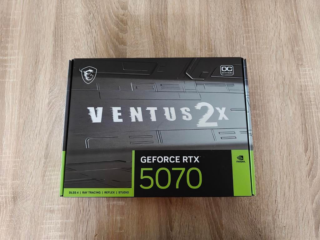 Nieuwe MSI RTX 5070 12gb sealed, PCI-Express 4, Nieuw, Ophalen of Verzenden, Freict