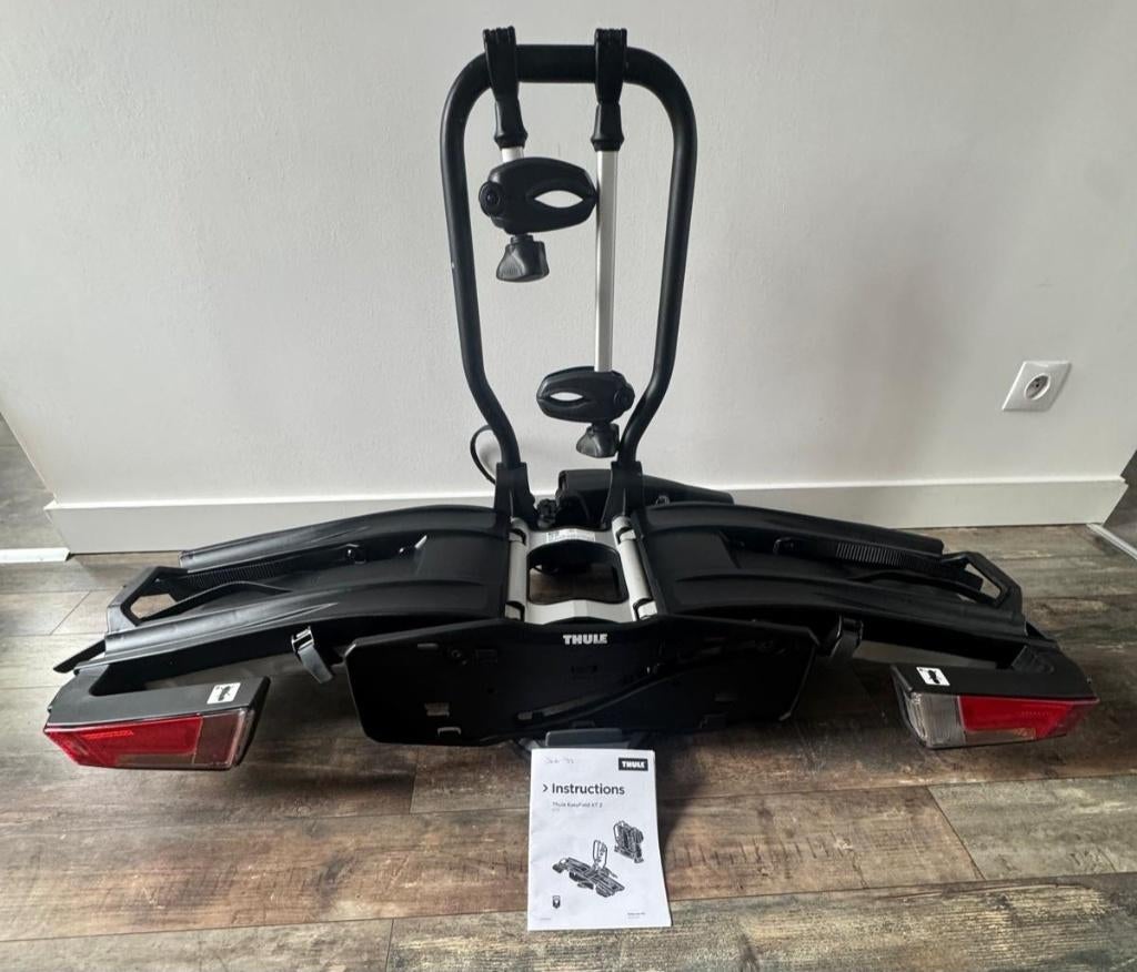 Fietsendrager Thule EF XT933  2 e-bike, Gebruikt, Ophalen of Verzenden, 2 fietsen, Trekhaakdrager