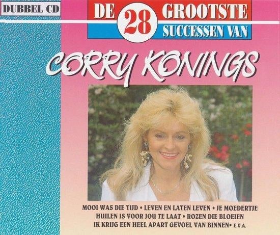 CORRY KONINGS - De 28 grootste successen (2CD), Cd's en Dvd's, Ophalen of Verzenden, Zo goed als nieuw, Levenslied of Smartlap
