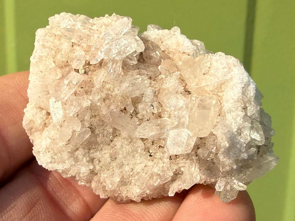 Lemurisch kristal cluster mineralen, Verzamelen, Mineralen en Fossielen, Mineraal, Ophalen of Verzenden